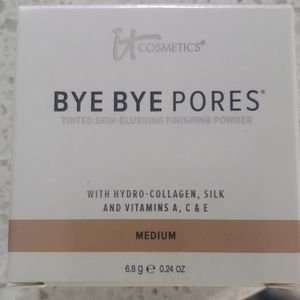 Pores tinted skin blurring finishing powder